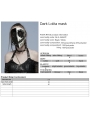 Dark Gothic Lolita Mask