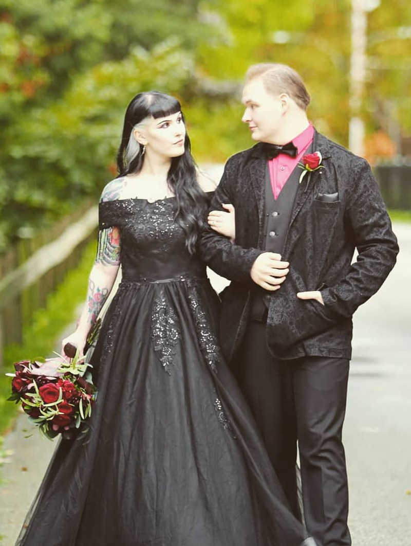 devilnight wedding dress